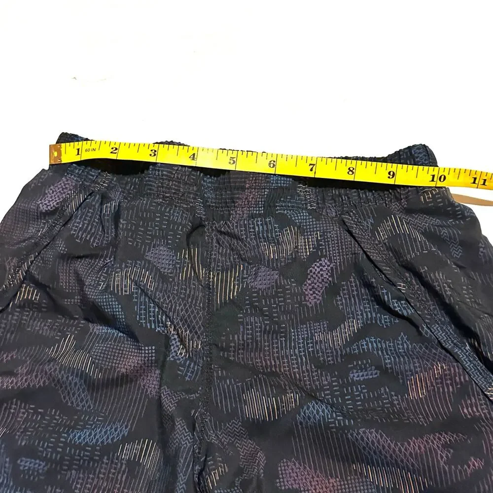 All in Motion Black Multi Camo Print Athletic Shorts Girls M 6-7